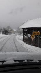 Zimske razmere v občini Kamnik do 10. ure 2